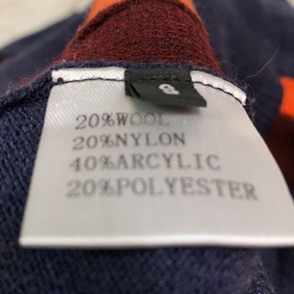 Perfect for the season! Wool Blend sweater knit joggers pants side stripe sz S - Picture 5 of 9